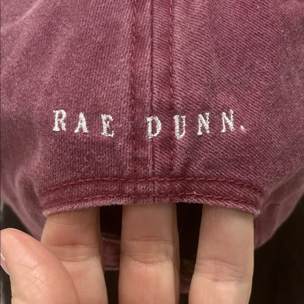 Rae Dunn Mauve 'Love One Another' Cap OS